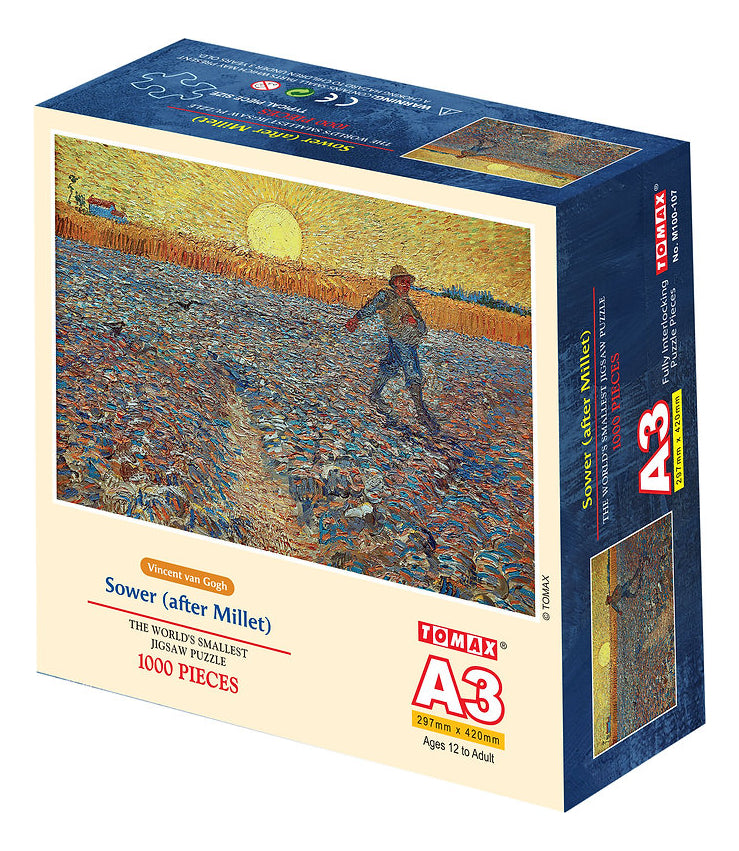 Sower (after Millet)  Van Gogh Mini Rompecabezas 1000p Tomax