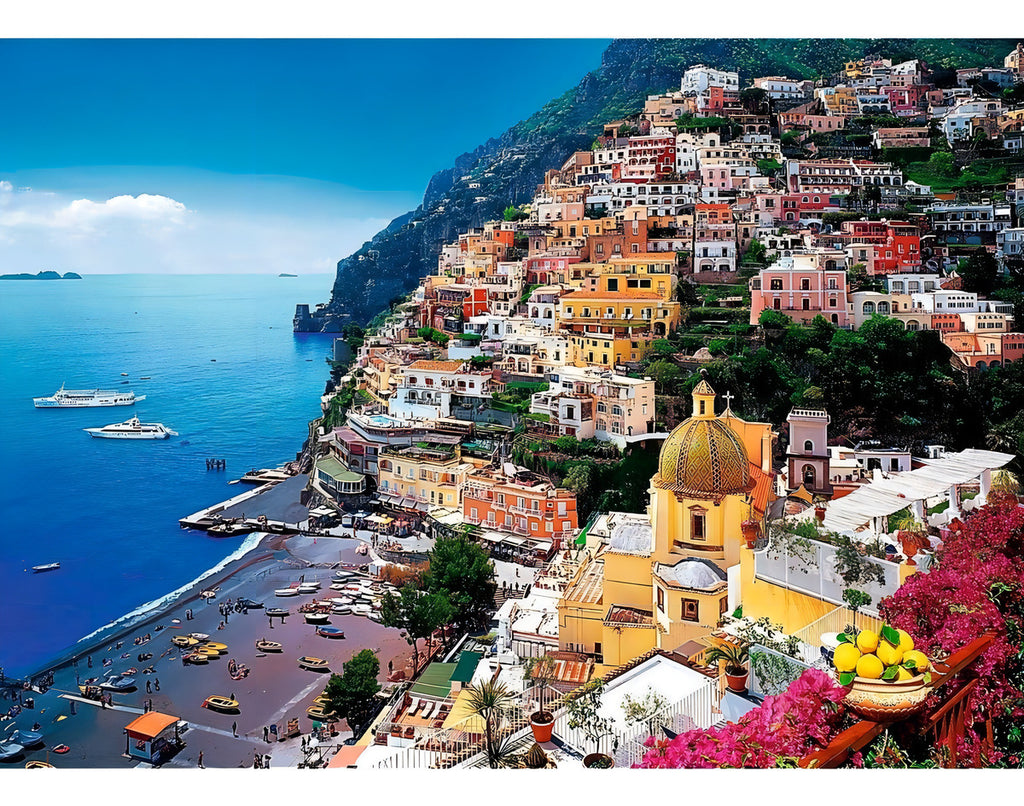 Rompecabezas Trefl Paisaje Positano Italia 500 Piezas 14+