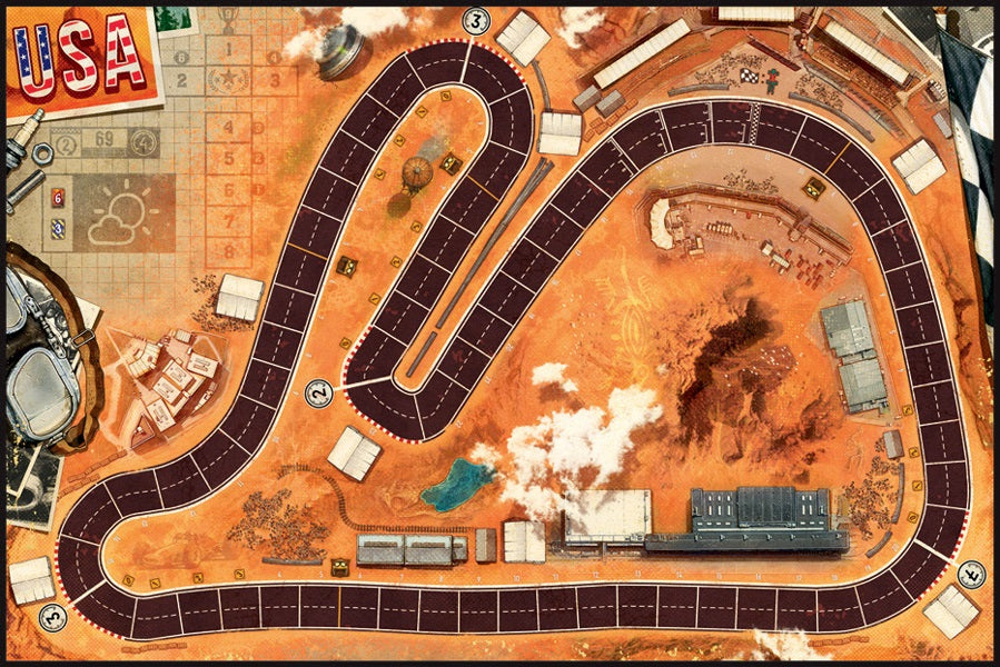 Juego De Mesa Heat En Español Carreras Velocidad Asmodee
