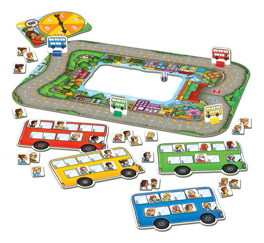 Juego De Mesa Sumas Y Restas En Bus Stop Orchard Toys