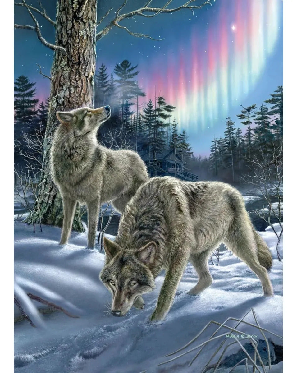 Cobble Hill - Rompecabezas 500 Piezas Auroras Boreales