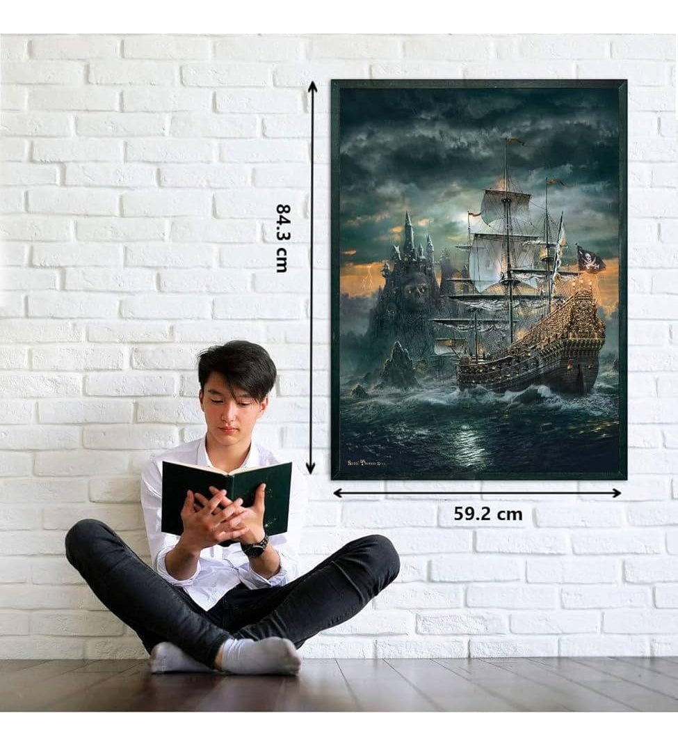Rompecabezas Clementoni High Quality Collection The Pirate Ship 31682 De 1500 Piezas
