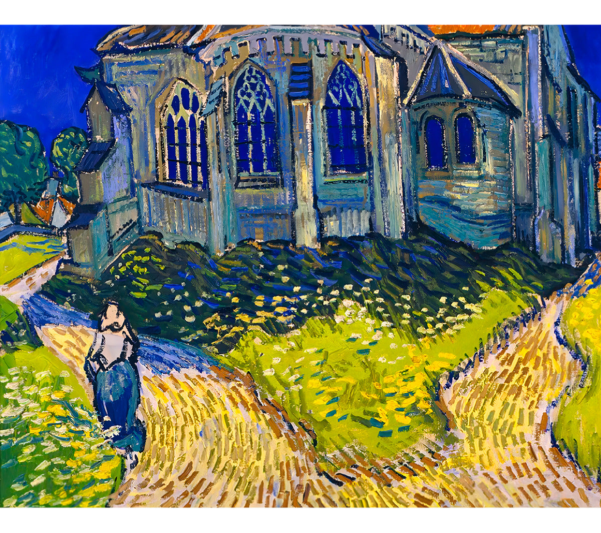 Enjoy Rompe Arte 1000 Piezas La Iglesia De Auvers Van Gogh