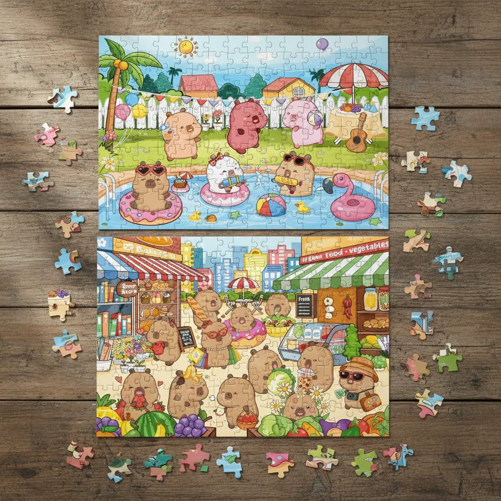Rompecabezas 2 X 100 Piezas Capyfun Educa