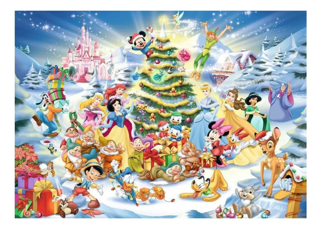Rompecabezas Ravensburger 1000 Piezas Navidad Con Disney