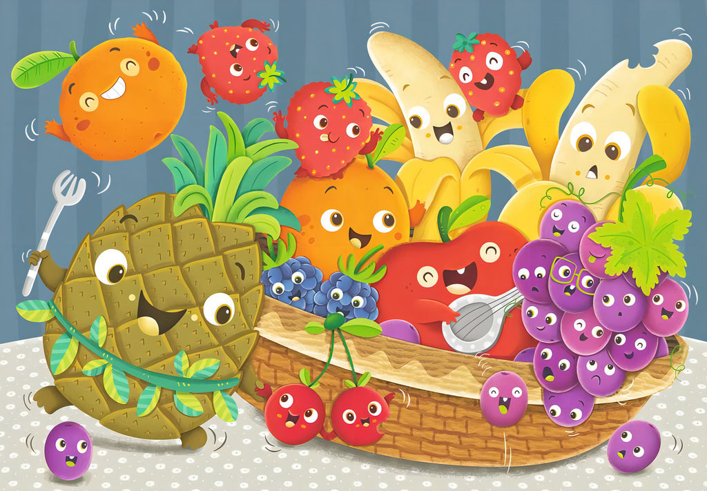 Ravensburger Rompecabezas: Alegría De Frutas Y Verduras