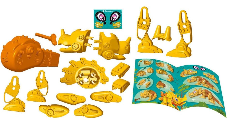 Clementonidino Bot Triceratops Set Aprender Robótica Niños