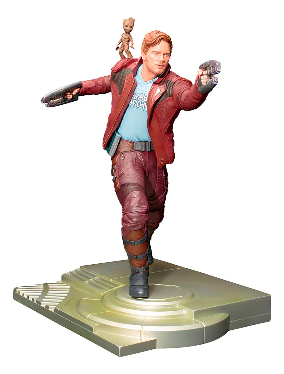 Figura Guardianes De La Galaxia Star-lord Y Groot Kotobukiya
