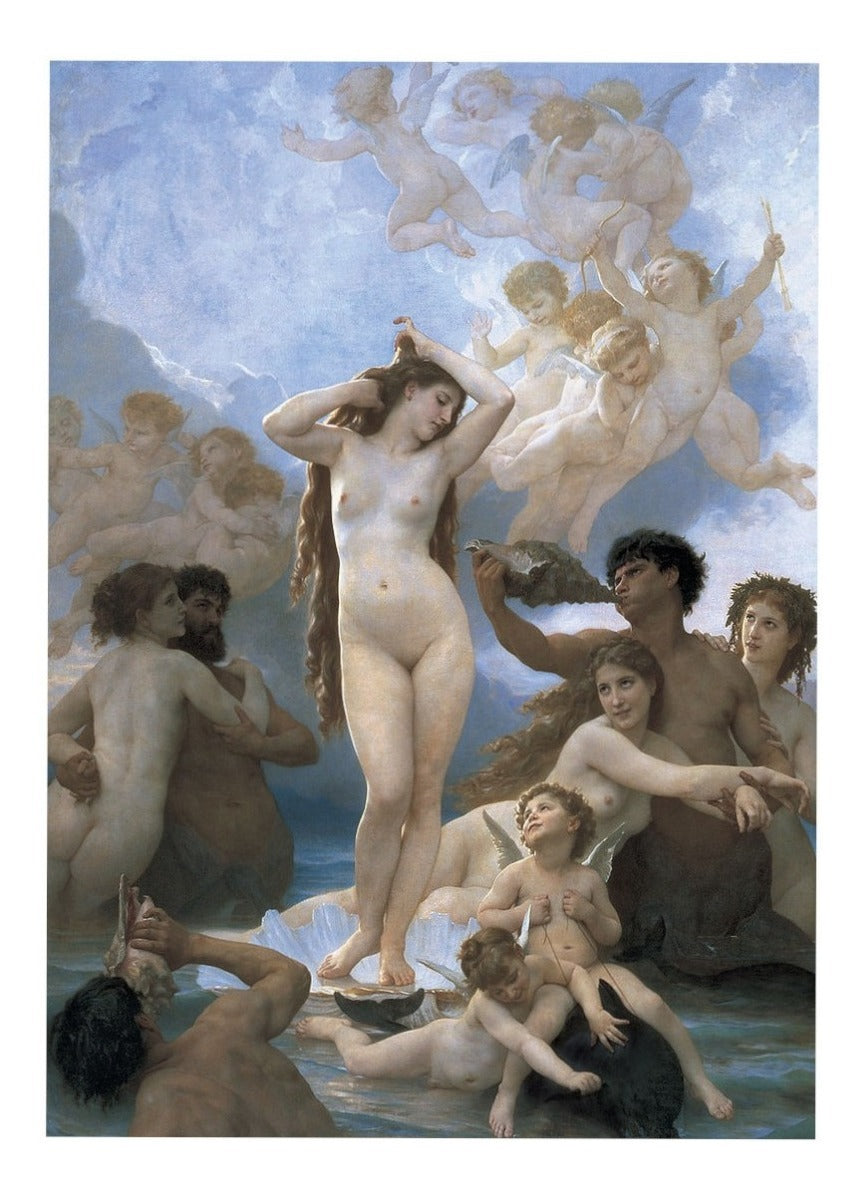 Nacimiento Venus Bouguereau Mini Rompecabezas 1000 Pza Tomax