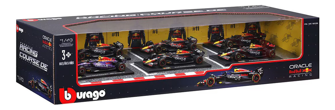 Bburago F1 Red Bull Autos Escala  1:43 (6-pack) Checo Pérez