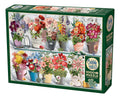 Rompecabezas Coleccion De Flores 1000 Pz Cobble Hill Macetas