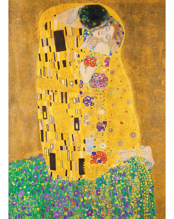 Rompecabezas 1000 Piezas El Beso Gustav Klimt Masterpieces Arte