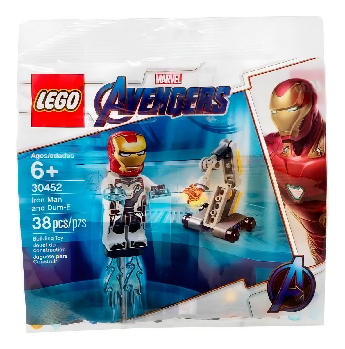 Lego Marvel Avengers Iron Man Y Dum-e Set 30452 38