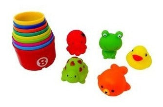 Set De Baño Vasos Apilables Para Jugar Guyi