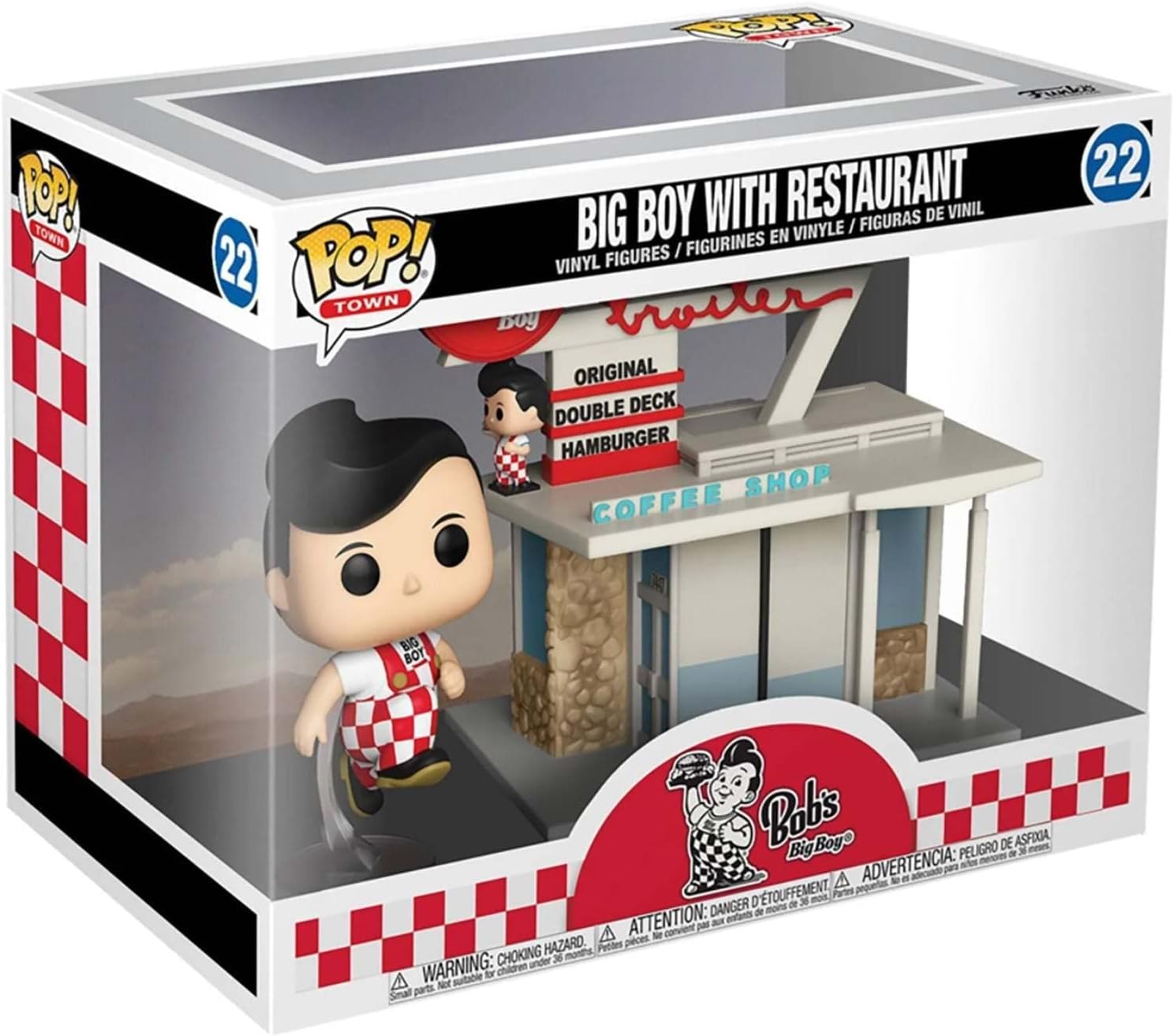 Figura Funko Pop! Towns Big Boy con Restaurante