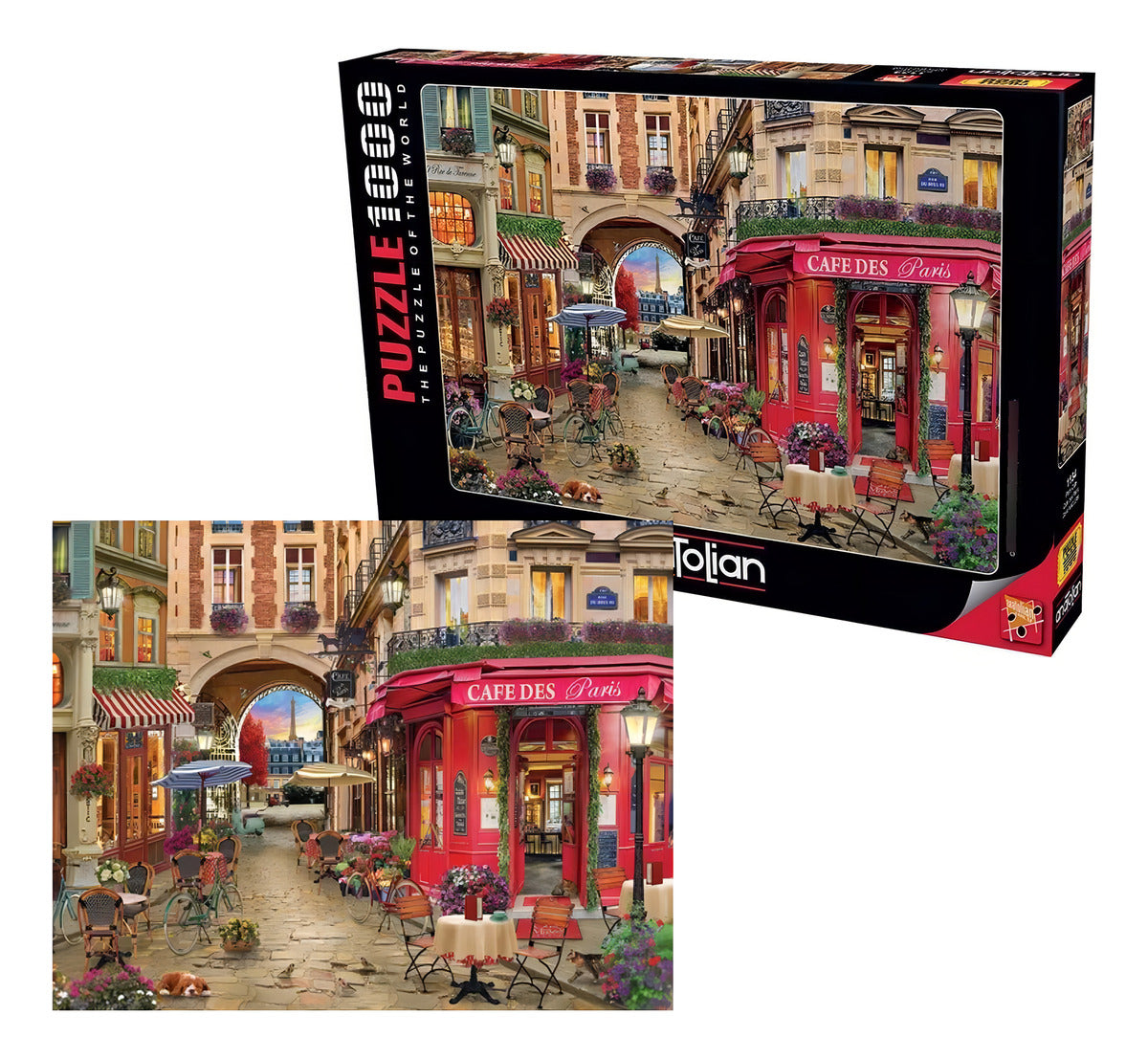 Rompecabezas 1134 Café De París 1000 Piezas Anatolian