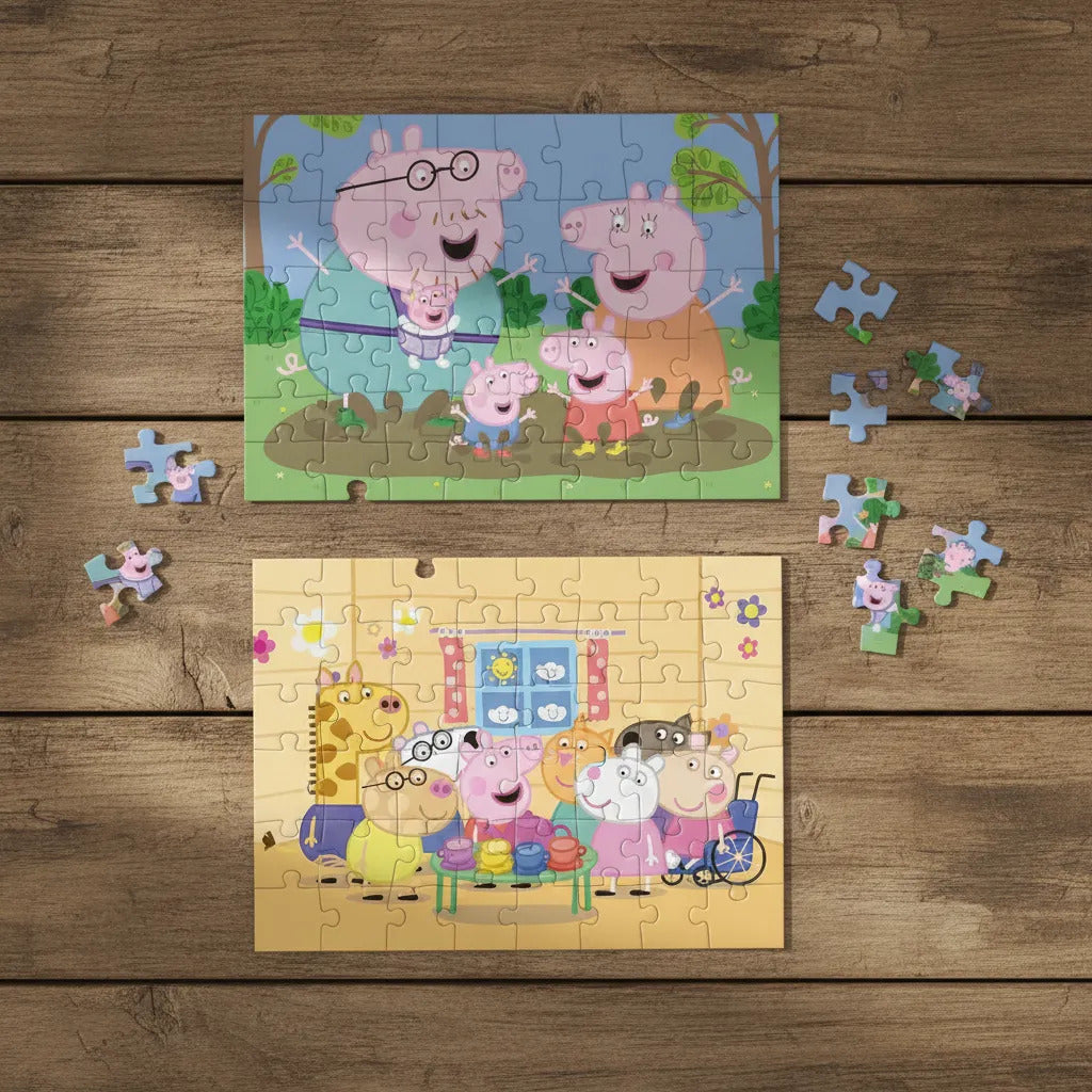 Rompecabezas 2 X 48 Piezas  Peppa Pig Educa