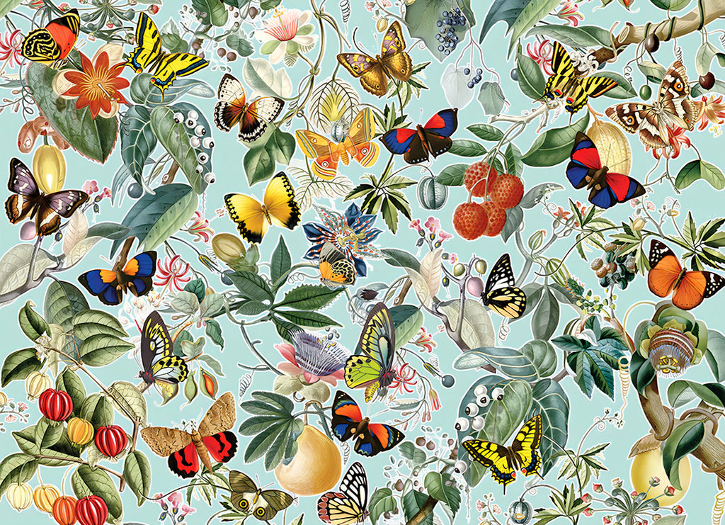 Rompecabezas Frutas Y Mariposas 1000 Pz Cobble Hill Natura