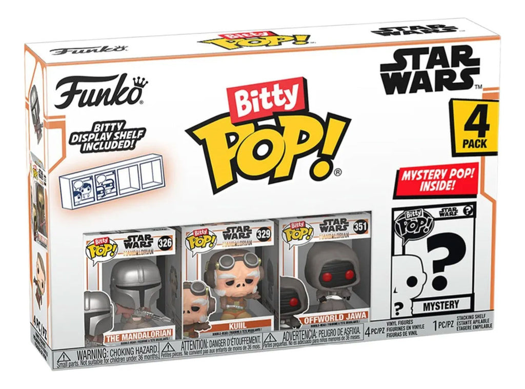 Funko Bitty Pop! The Mandalorian - Mandaloriano 4 Pack