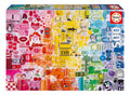 Rompecabezas Collage De Colores 500 Piezas Educa