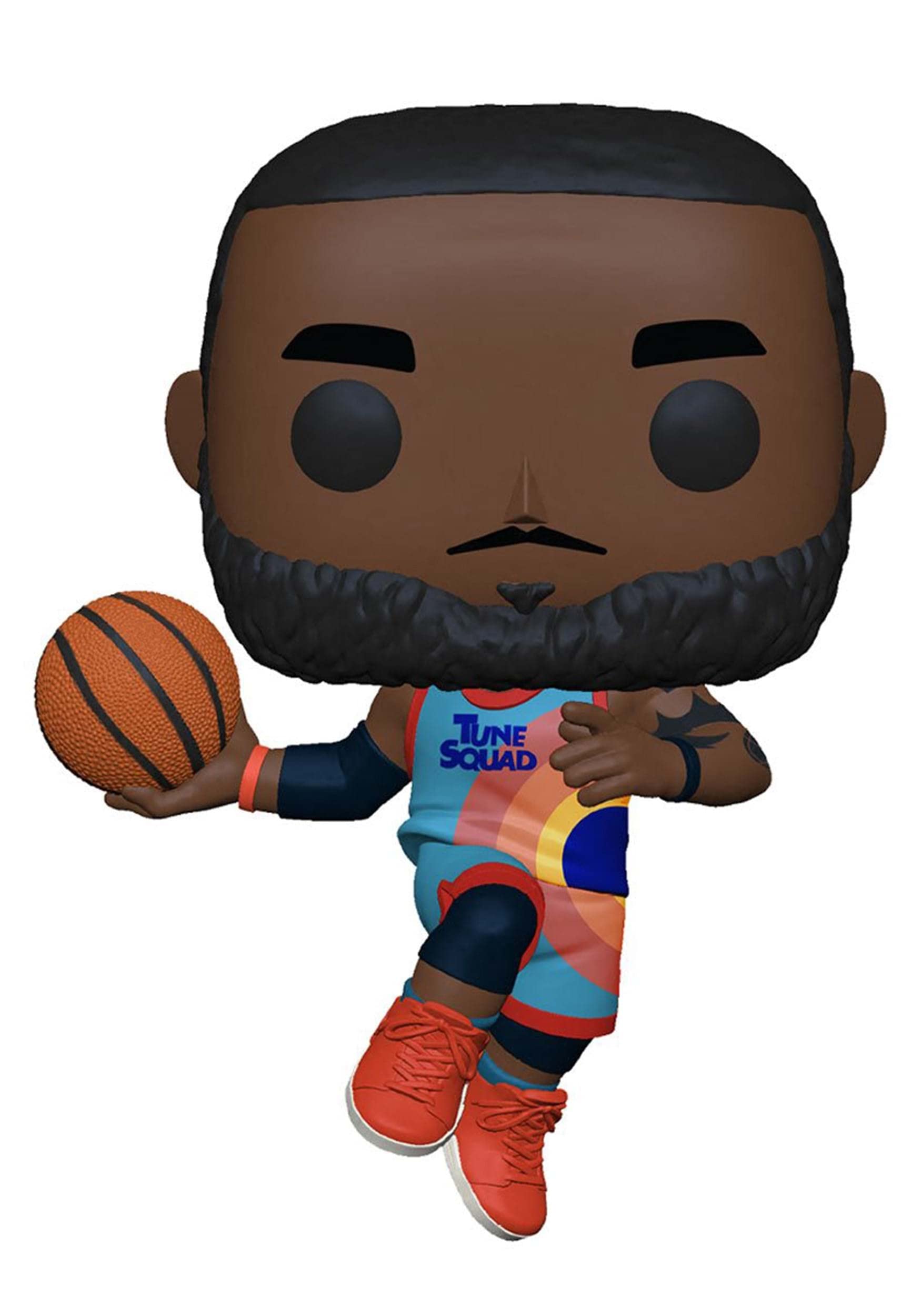 Funko Pop! Movies: SJ2 - Lebron James Leaping - Space Jam 2- Figura de Vinilo Coleccionable - Idea de Regalo - Mercancia Oficial - Juguetes para Niños y Adultos - Movies Fans