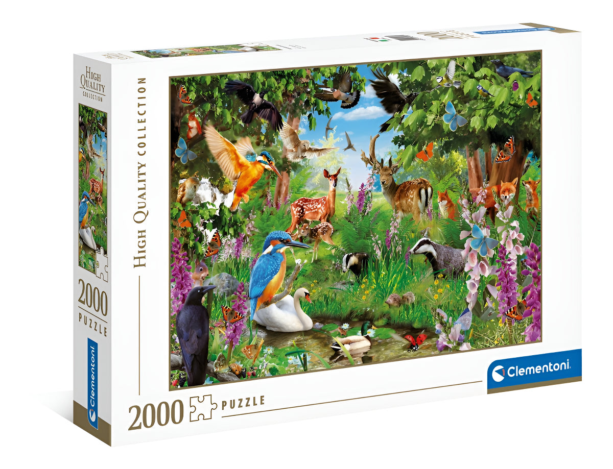 Bosque Fantastico Rompecabezas 2000 Pz Clementoni Gran Reto