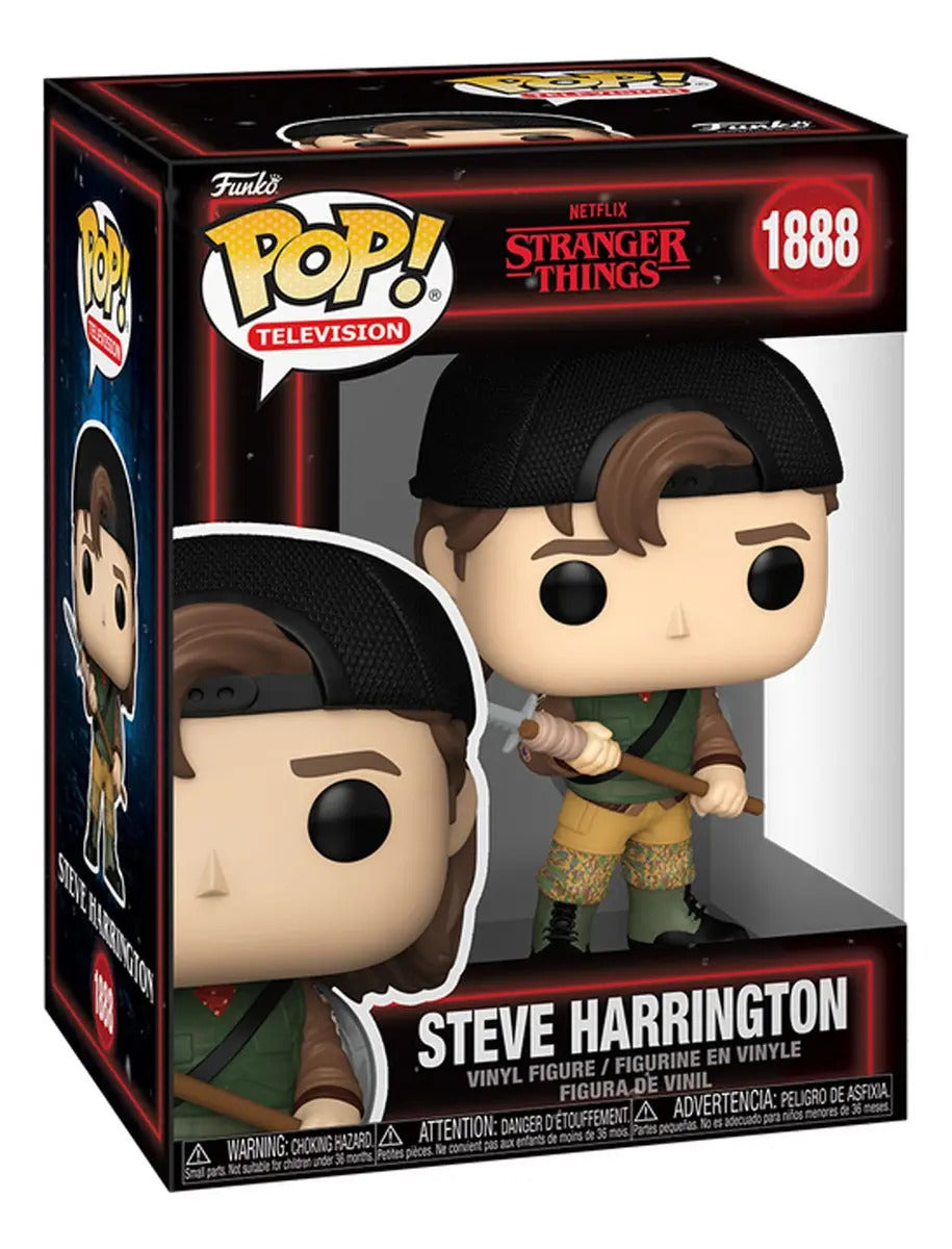 Funko Pop Tv: Stranger Things - Steve Con Lanza
