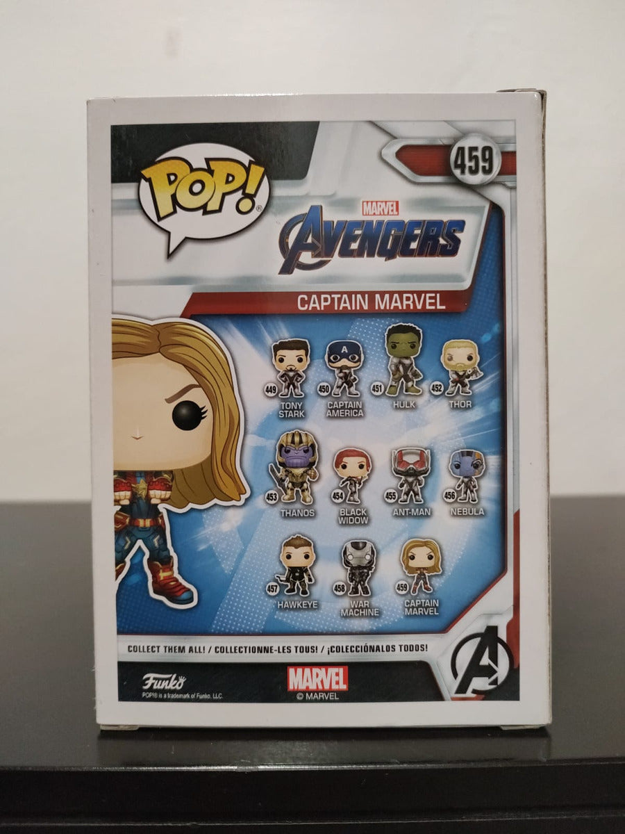 Figura Funko Pop Capitana Marvel #459 Avengers Coleccionable