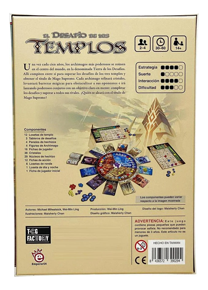 Desafio De Los Templos Juego De Mesa Tcg Factory