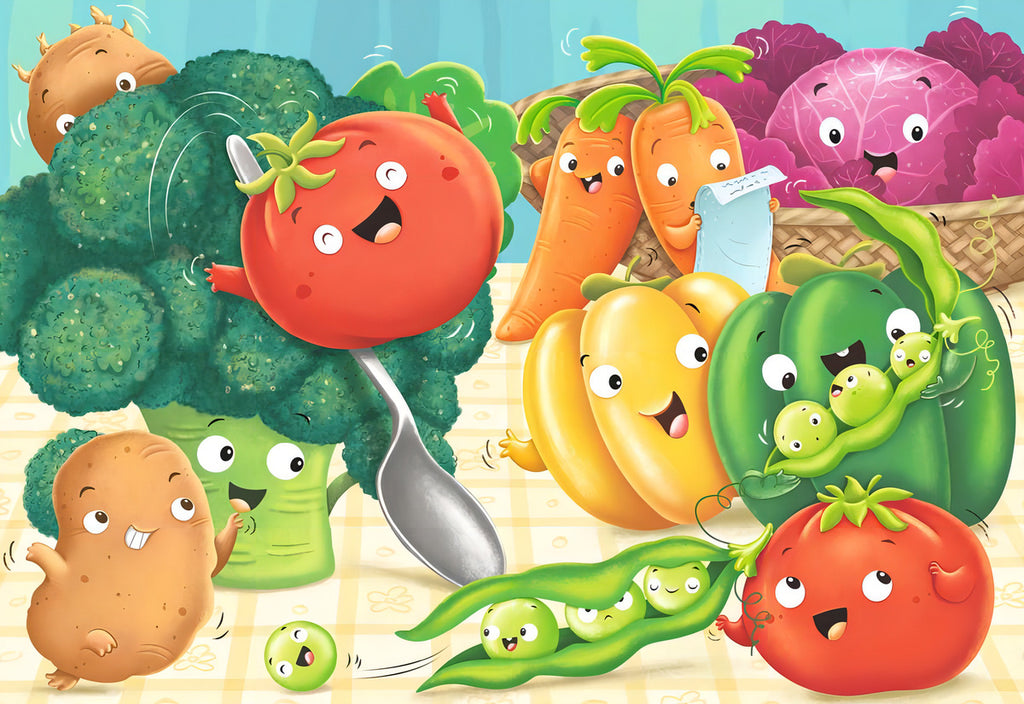 Ravensburger Rompecabezas: Alegría De Frutas Y Verduras