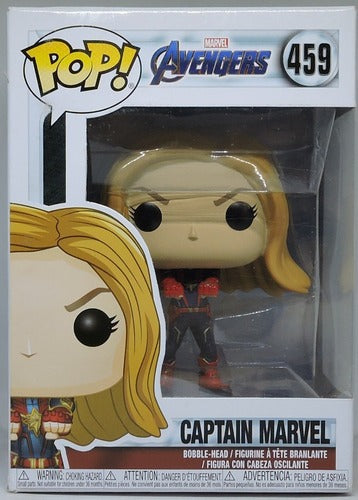 Figura Funko Pop Capitana Marvel #459 Avengers Coleccionable