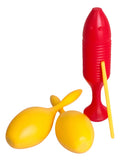 Güiro Y Maracas Educar Plástico 20 Cm Diámetro 6 Cm Modelo Edu-064