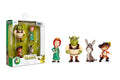 Jada Shrek Metalfigs 4-Pack Figuras de Colección de Película de 2.5 Pulgadas a Escala de Fundición a Presión  Shrek, Burro, Fiona, Puss en Botas Juguetes