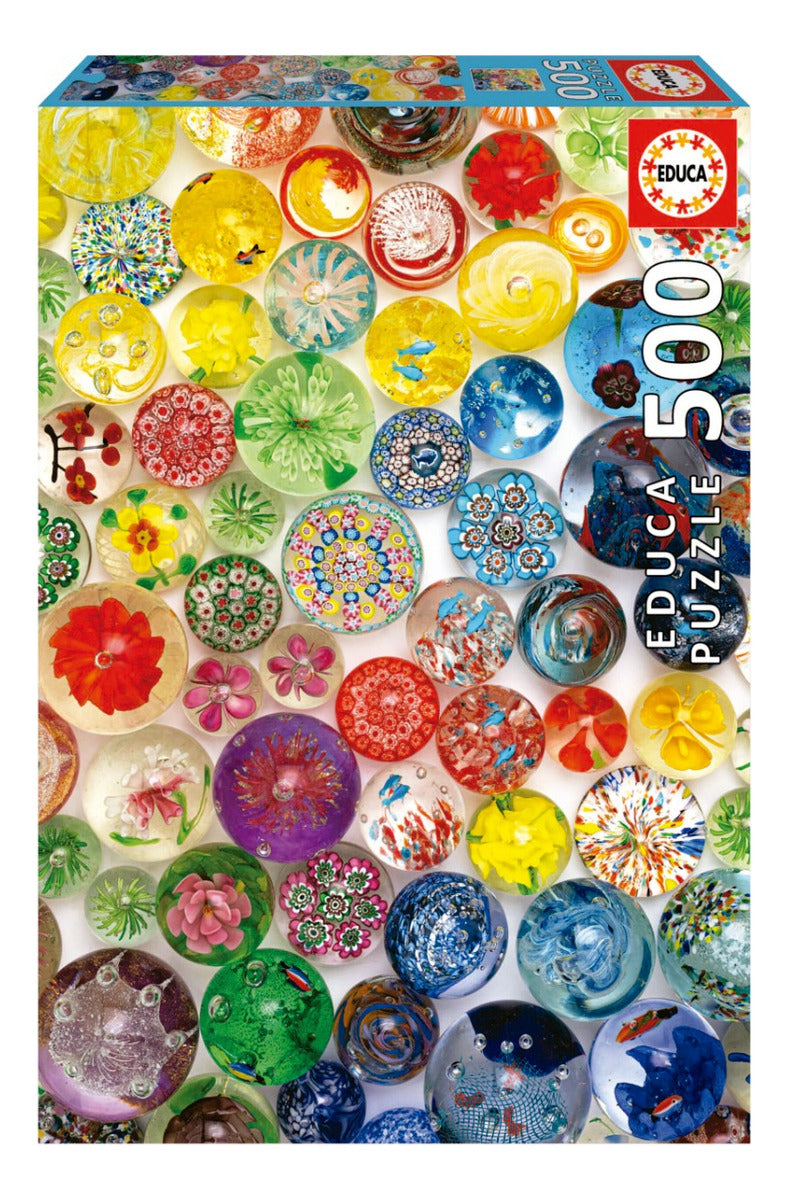 Rompecabezas 500 Piezas Bolas De Fantasía Educa Arte Modelo 19549 Vertical
