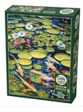 Rompecabezas Peces Koi 1000 Piezas Cobble Hill Paisaje Japonés