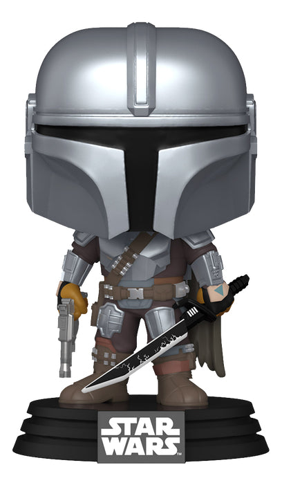 Funko Pop! The Mandalorian - Mandaloriano Con Sable Oscuro