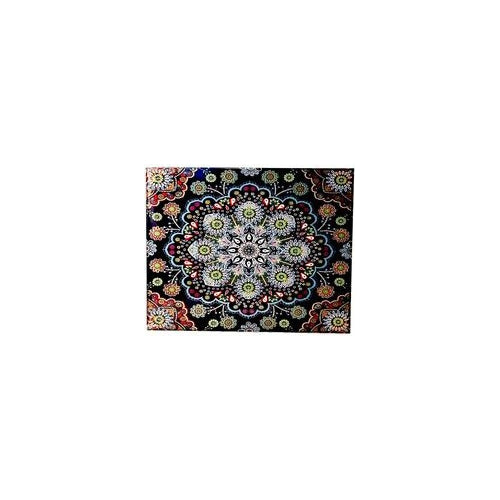 Lienzo Kit Pintura Con Diamantes Mandala 1 Grupo Educar
