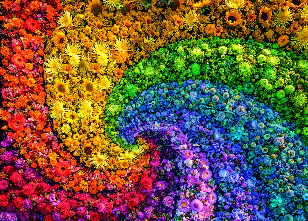Colorboom Remolino De Flores Rompecabezas 1000 Pz Clementoni