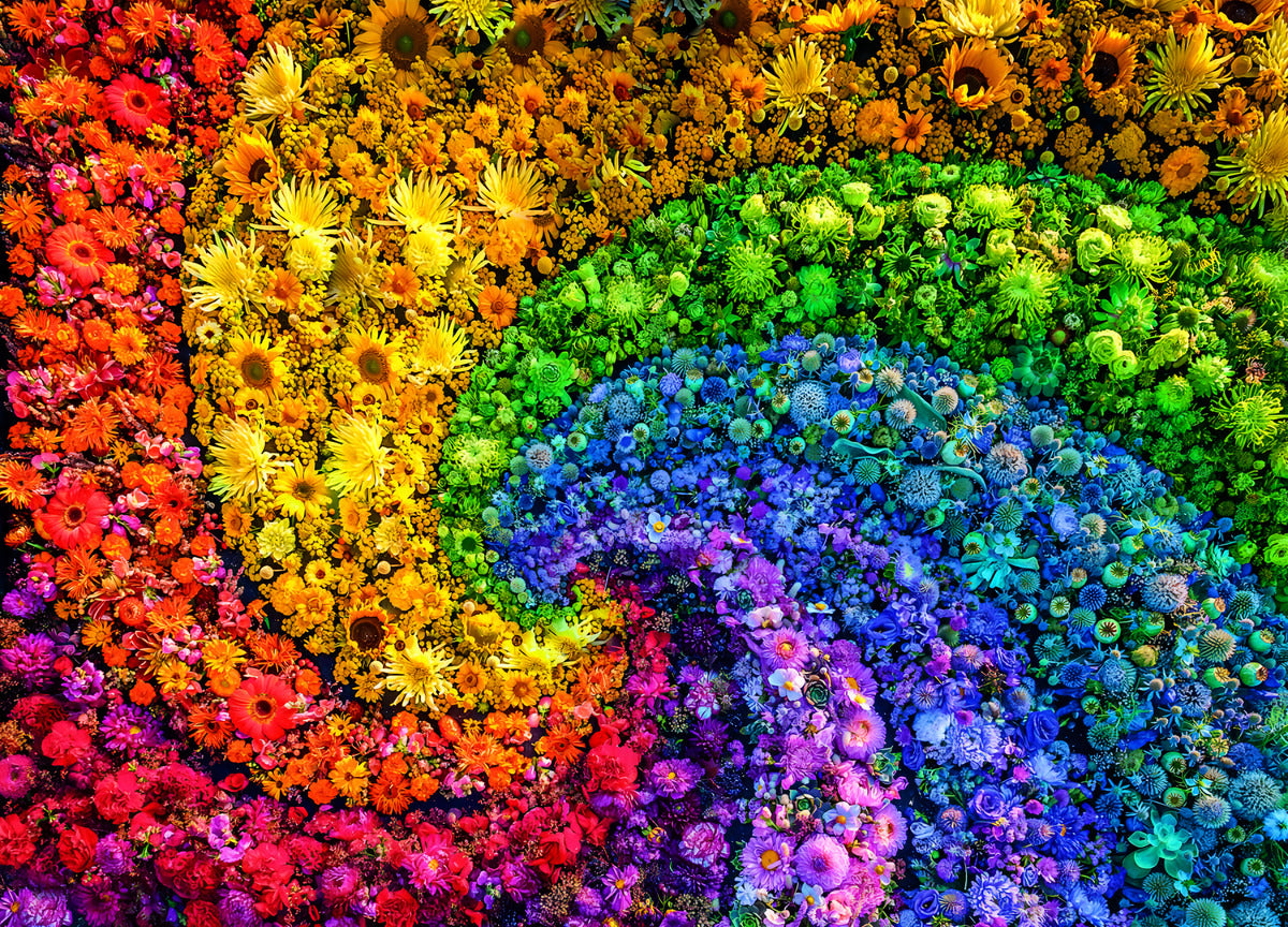 Colorboom Remolino De Flores Rompecabezas 1000 Pz Clementoni