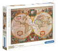 Rompecabezas Mapa Antiguo 1000 Pz Clementoni Italia Clasico