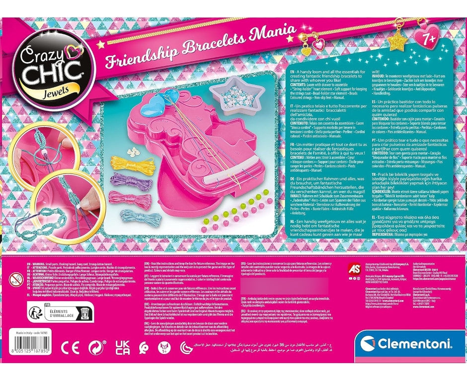Kit De Brazaletes Friendship Bracelets Clementoni Crazy Chic