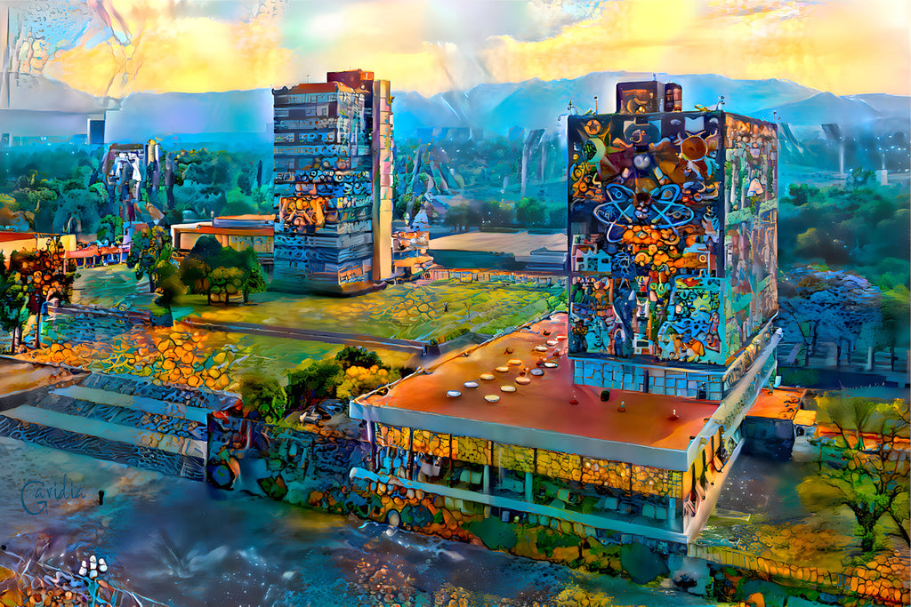 Rompecabezas 500 Piezas Ciudad Universitaria Mexika Paisaje