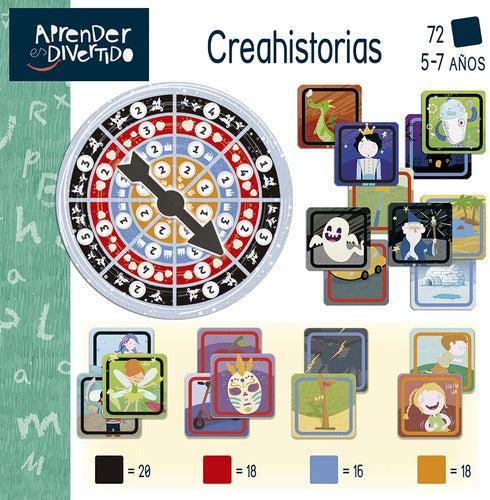 Juego De Cartas Infantil Educa 18694 Aprender Horas Y Crea Historias