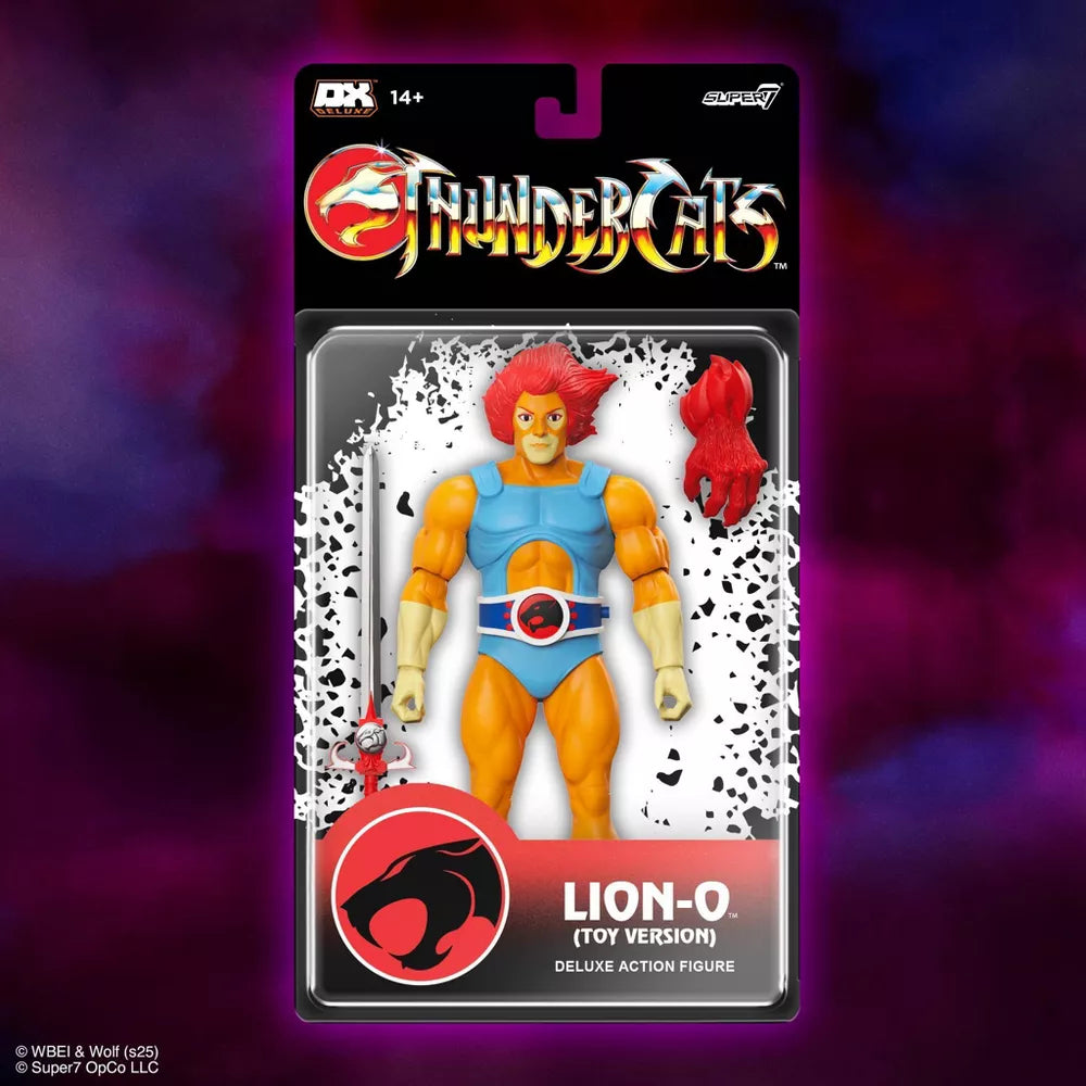 Figura De Acción Articulada Super7 Lion-o Thundercats Deluxe Coleccionable