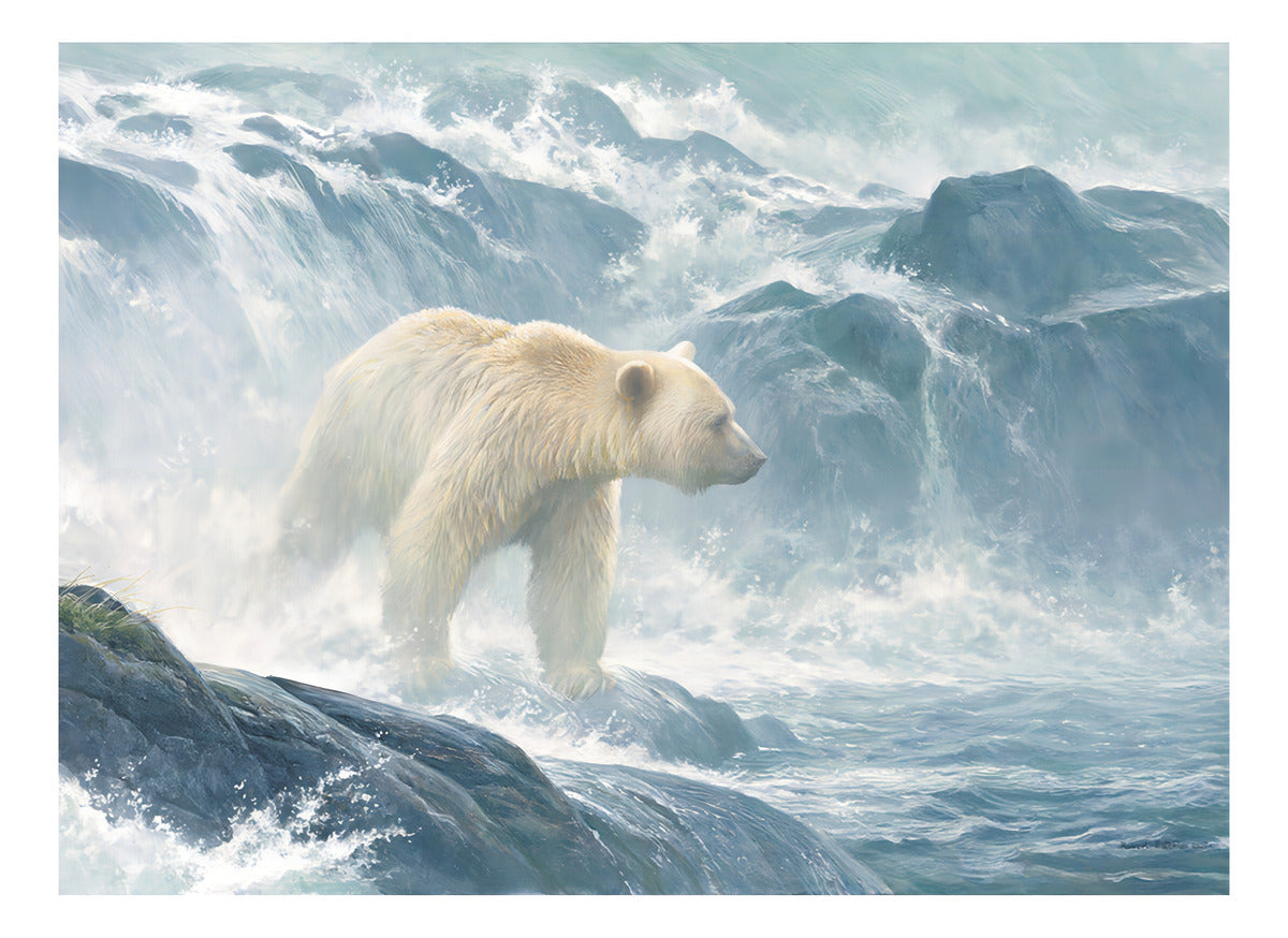 Rompecabezas 500 Piezas Cobble Hill Oso Polar Naturaleza 68x50cm