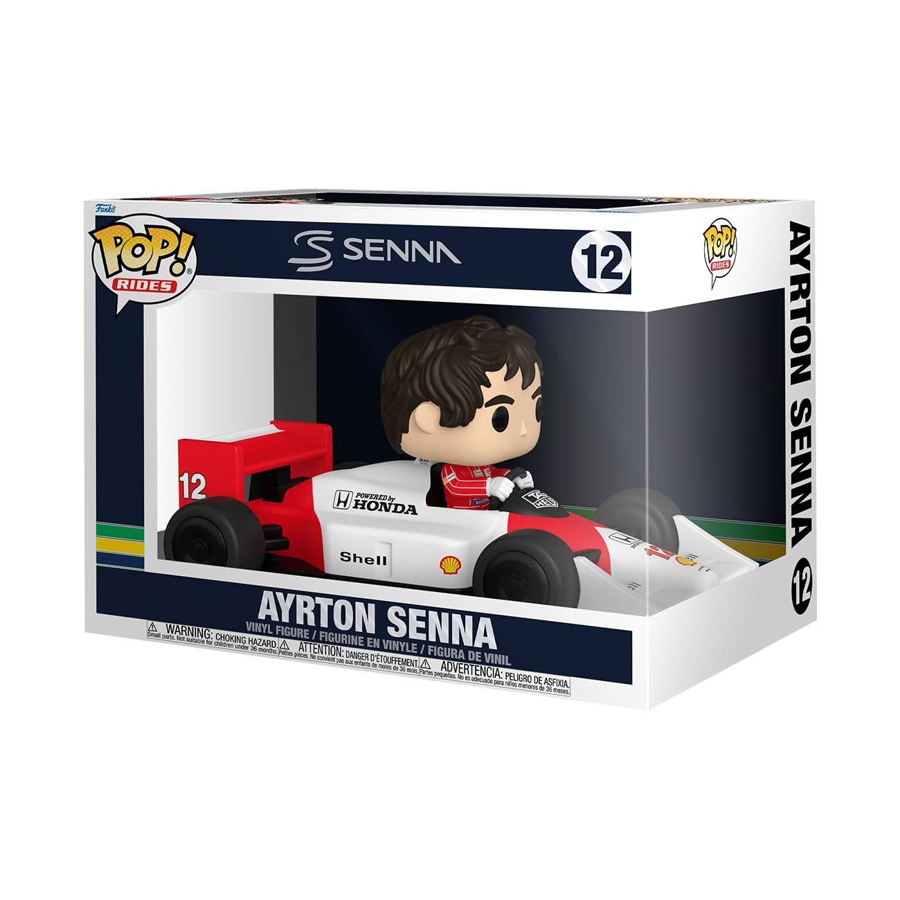 Funko Pop! Rides Super Deluxe: Ayrton Senna - Senna McLaren - Collectable Vinyl Figure - Gift Idea - Official Merchandise - Toys for Kids & Adults - Sports Fans - Model Figure for Collectors
