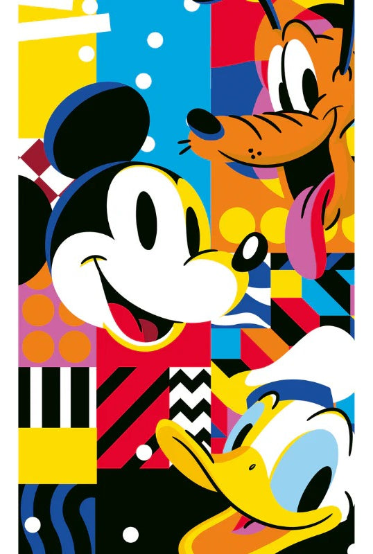 Rompecabezas Mickey, Donald Y Pluto 1000 Pzs De Plástico
