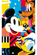 Rompecabezas Mickey, Donald Y Pluto 1000 Pzs De Plástico