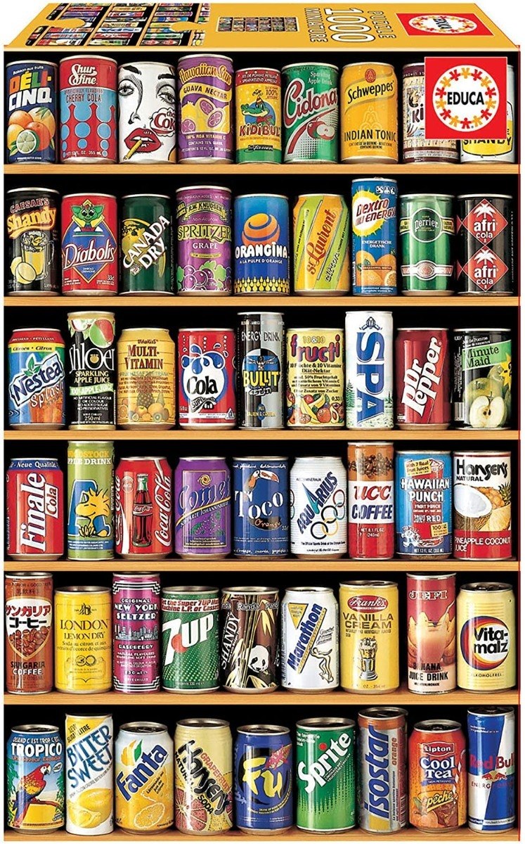 14835 Latas Rompecabezas Miniatura 1000 Piezas Educa