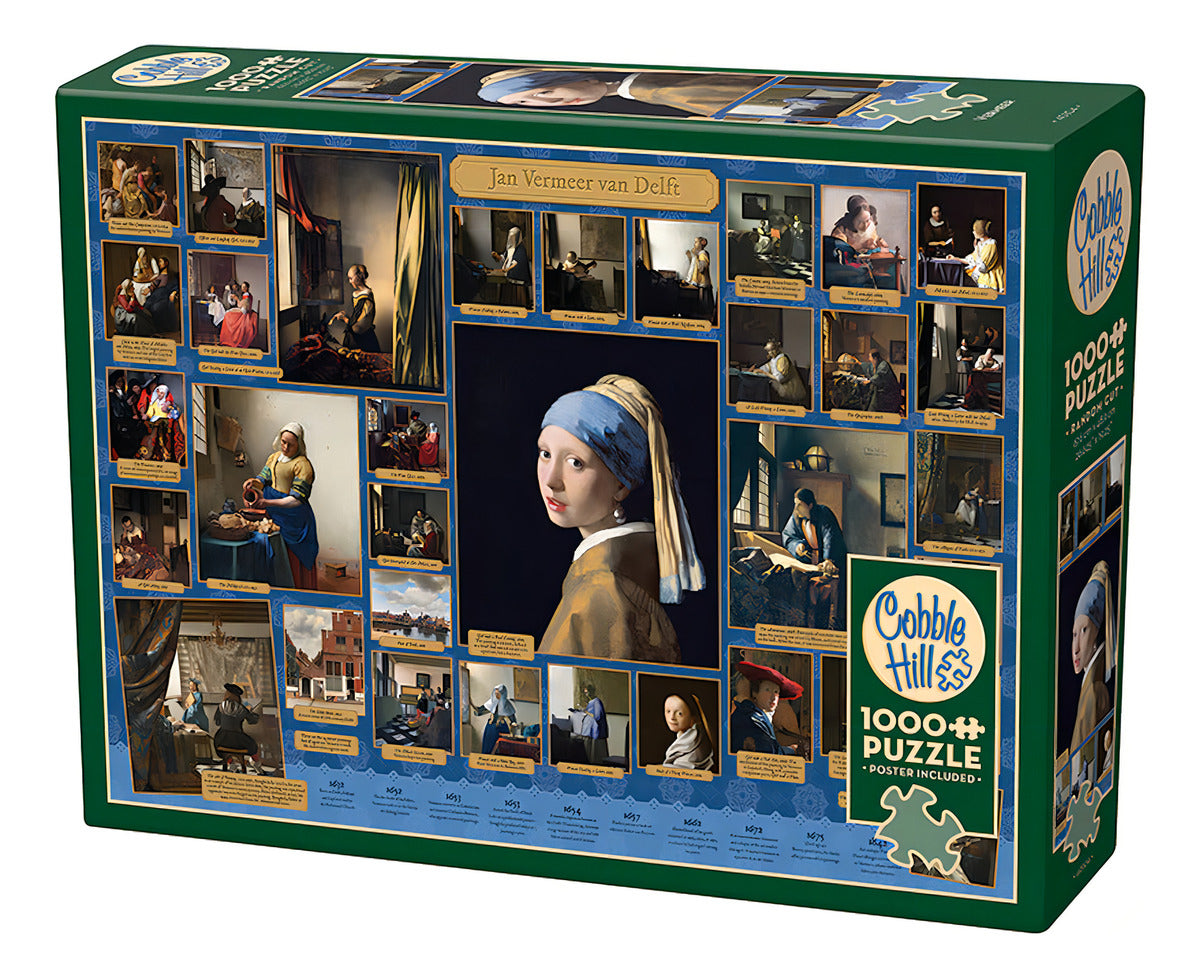 Rompecabezas Galeria Vermeer 1000 Cobble Hill Arete De Perla